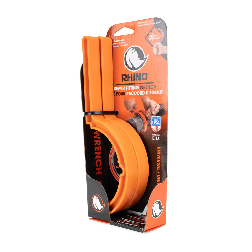 Easy-to-use RhinoFLEX wrenches attach to fittings for confident use at dump stations.