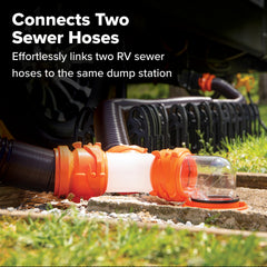 Built-in gaskets in Camco RhinoFLEX provide an odor-tight seal.