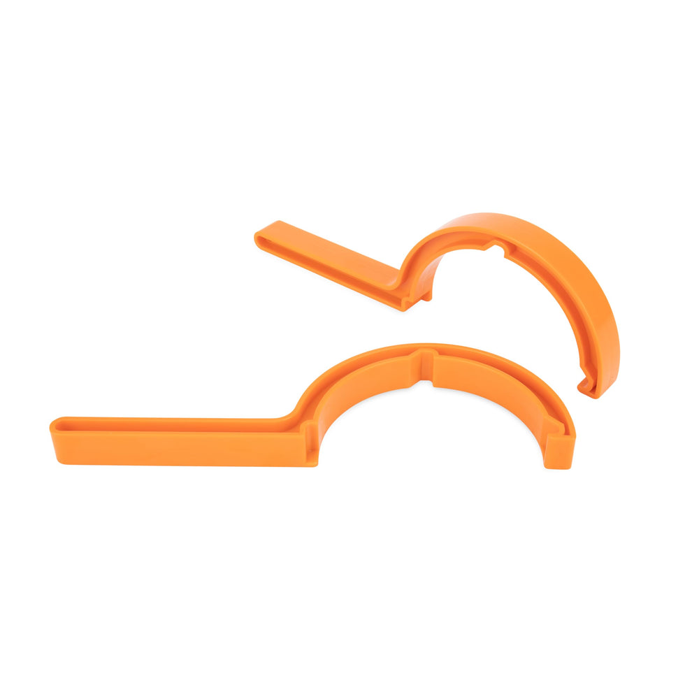 Camco RhinoFLEX swivel fitting wrenches for quick RV sewer connections.