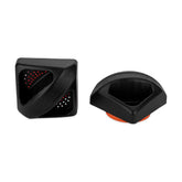 Camco RV magnetic bumper cap with lug fits 4-inch square bumpers.