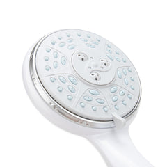 Camco RV shower head rubber tips simplify cleaning and maintenance.