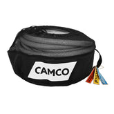 Camco RV storage bag with open mesh top for quick gear access.