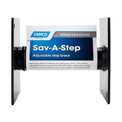Camco Save-A-Step durable design enhances RV step reliability.