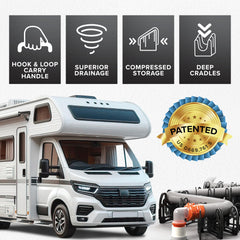 Camco Sidewinder folds down for easy transport and storage.