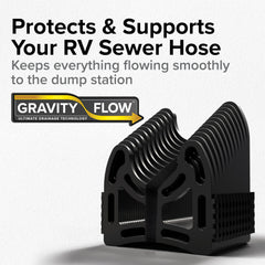 Camco Sidewinder telescopes to compact storage between sites.