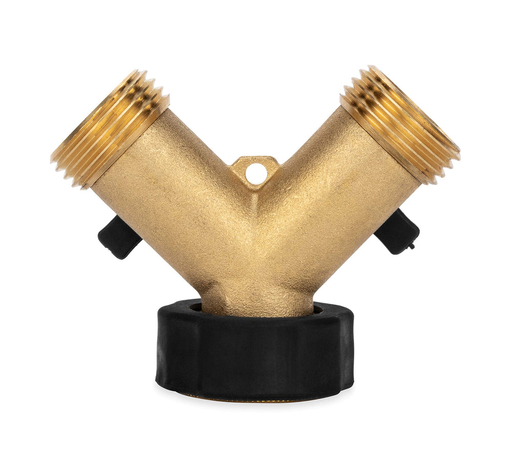 Camco valve securely connects hoses, reducing leaks and mess during outdoor chores.