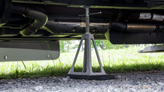 Weatherproof Camco pad resists rain and sun for durable RV setup.