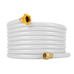 Camco TastePURE 25ft RV hose with 1/2 inch ID for safe potable water.