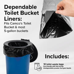 Easy setup and removal promotes quick cleanup during camping trips.