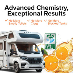 Camco TST MAX USA-made label emphasizes trusted RV and marine use