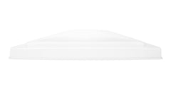 Camco vent lid 14x14 side view demonstrates secure, weather-tight fit.