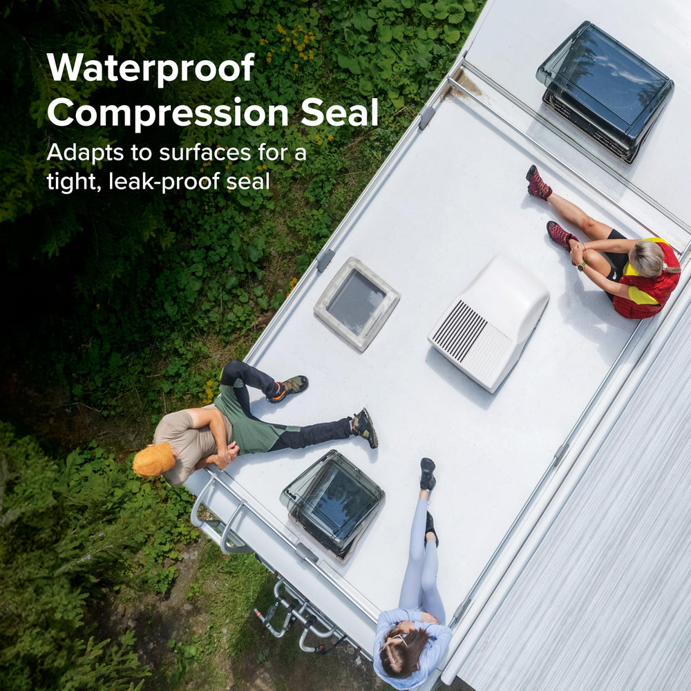 Camco waterproof compression seal ensures tight installation