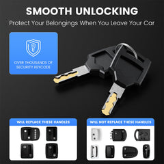 CAMJOKE lock fits doors 3.75 by 2.75 inches; easy fit for many RVs