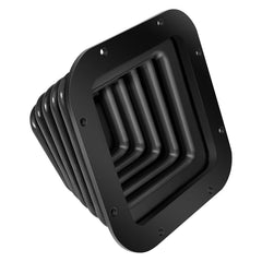 Installation view of Camoo shift boot aligning with mounting points for a secure fit.