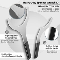 Camoo Arctic Cat 2.5-inch wrench for steady suspension preload.