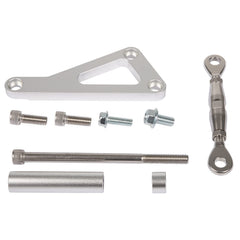 Camoo satin-finish bracket adds durable, stylish detail to the engine bay.