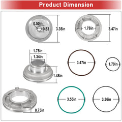 Camoo Corvette servo cover inner red emphasizes high-performance control.