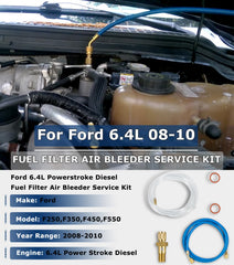 Camoo extended length poly hose ready for engine bay bleeding tasks