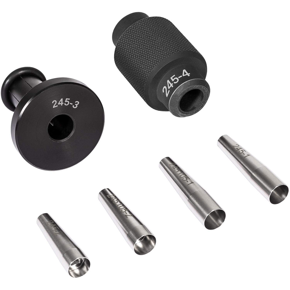 Camoo GM245 kit contents image showing complete tool set for injector seal replacement.
