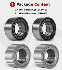 Camoo Polaris Ranger front bearing close-up showing seal design for durability.