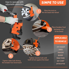 Camoo portable 11.18 lb tool suitable for roadside tire service