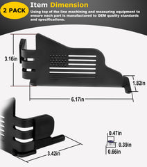 Camoo Wrangler foot pegs compatible with Jeep JK JL JT platforms