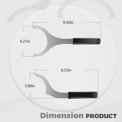 Camoo non-slip handle design for comfortable grip during use.