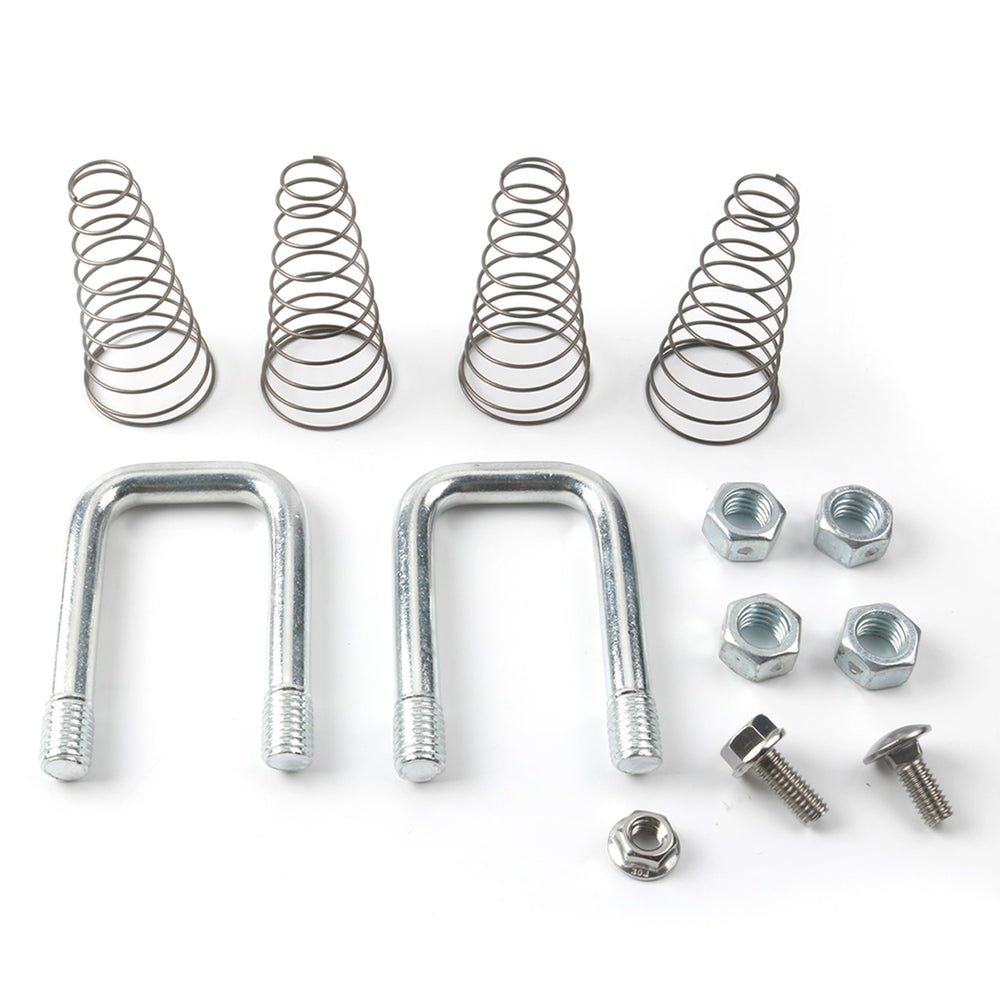 Camotokiit 1900-2-1600 replacement U bolts for gooseneck hitch safety chain setup
