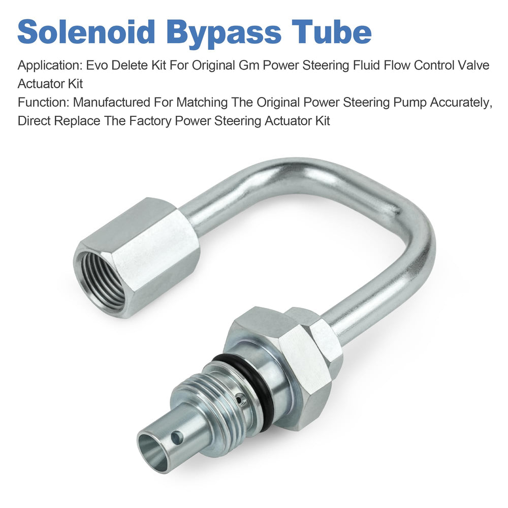 Camotokiit 926-049 bypass tube for GMC models, showcasing durable steel construction.