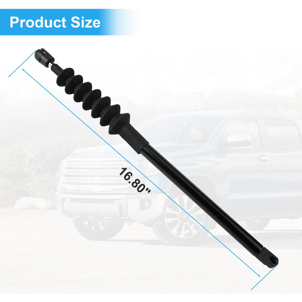 Camotokiit tailgate shock 66140-0C030 label close-up with OEM-like fit promise.