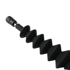 Camotokiit tailgate support black finish complements truck exterior.