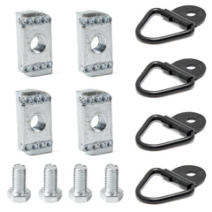 Camotokiit truck bed rail mount kit front rails for secure accessory mounting.