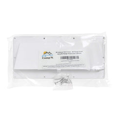 Camp'N RV Exhaust Vent Cover includes hardware for easy installation on your RV.
