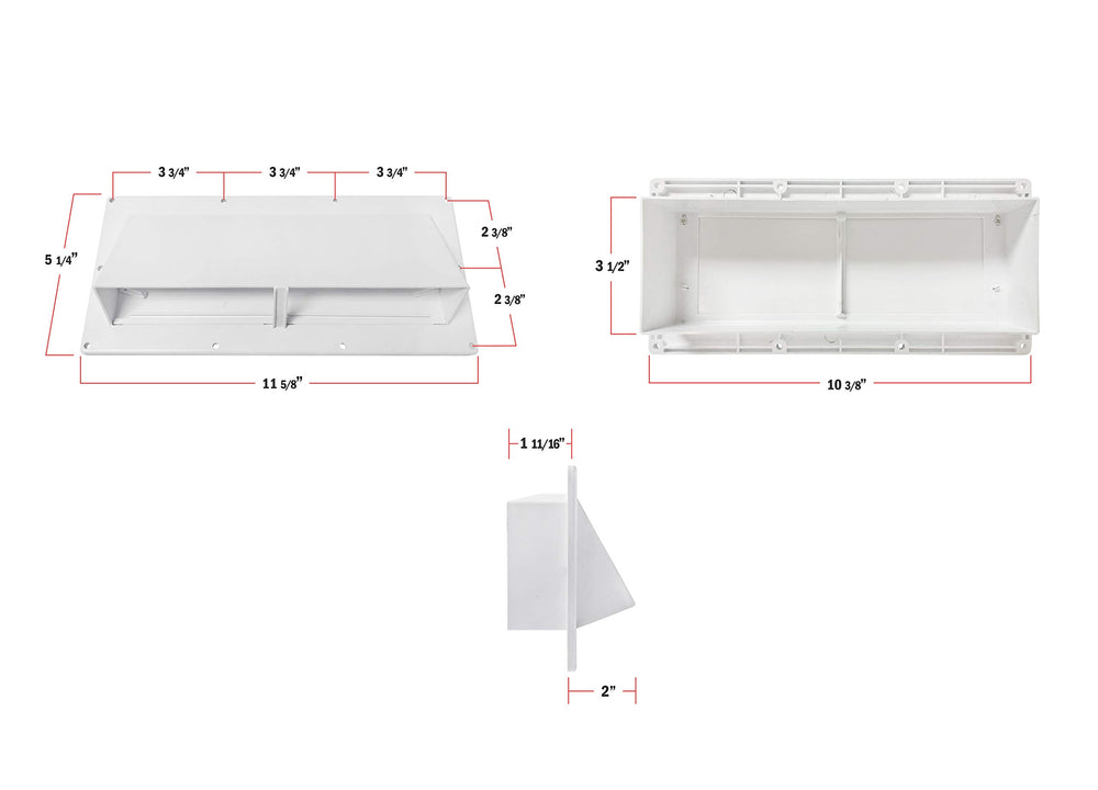 Camp'N RV Exhaust Vent Cover installed on an RV demonstrates quick, tool-free replacement.