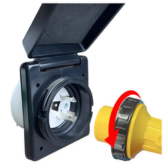 Campelify etl-listed inlet badge signals safety compliance