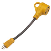 CAMPELIFY RV camper cord adapter 30A to 15A power connector for safe on-site charging.