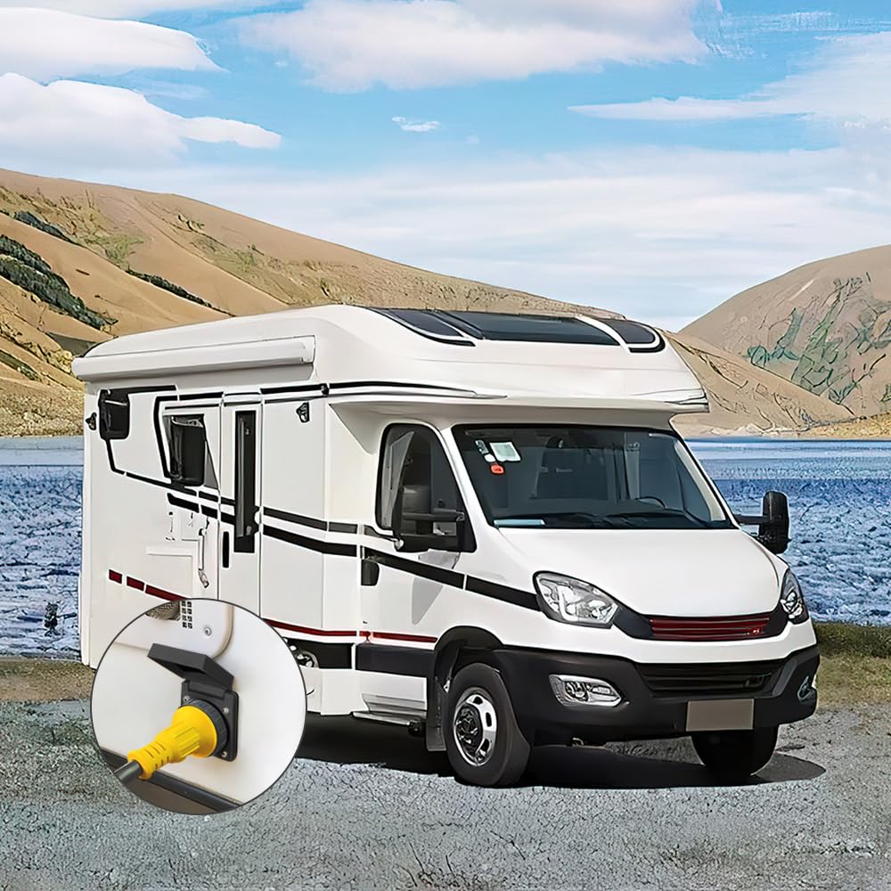 Campelify rv exterior mounting for easy power hookup