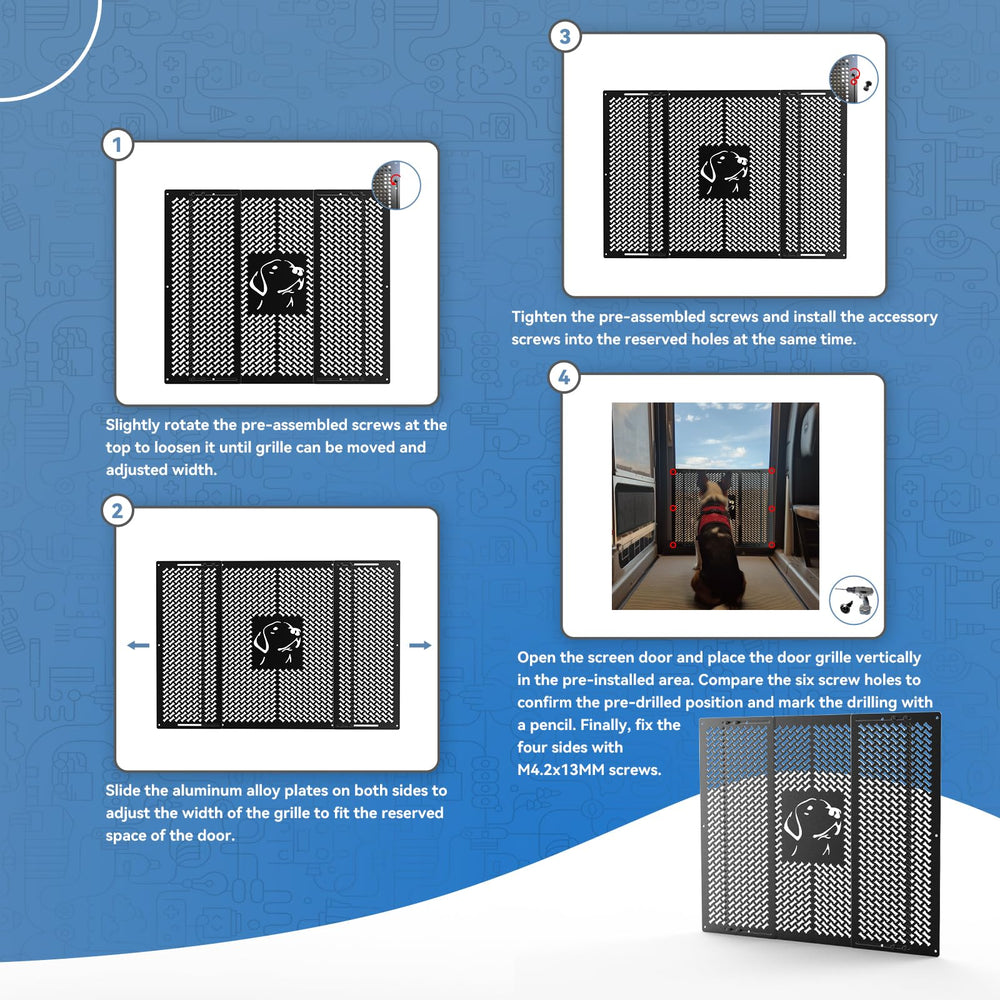 CAMPER MATTERS perforated design maintains air flow while shielding interior from debris.