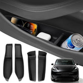Canvcle car door side storage box front view keeps essentials neatly accessible.