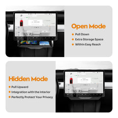 Canvcle Model 3/Y fit storage tray for enhanced cabin organization.