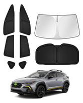 Canvcle sunshades for Subaru Crosstrek windshield shield reduces glare and heat for a cooler cabin.