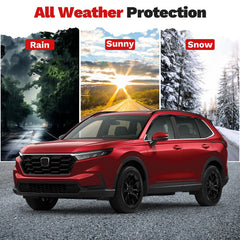 Canvcle UV-shielding visors reduce sun glare for a more comfortable drive.