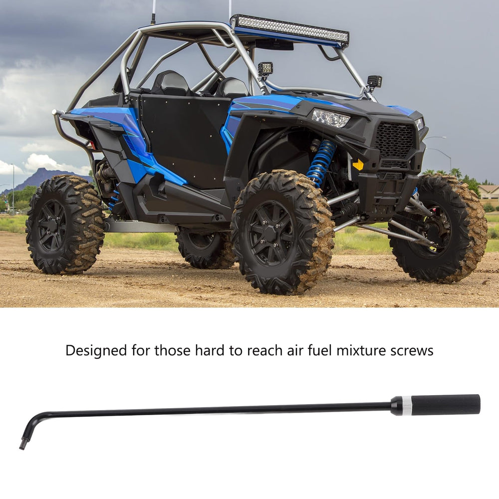 Caoeal 110-degree angled head reaches hard-to-access carb screws.