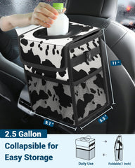 Capolo 2.5-gallon car bin for roomy storage during commutes.