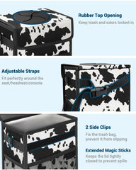 Capolo leakproof inner lining protects upholstery and wipes clean.