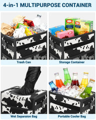 Capolo four-in-one design with pockets for tissues and snacks.