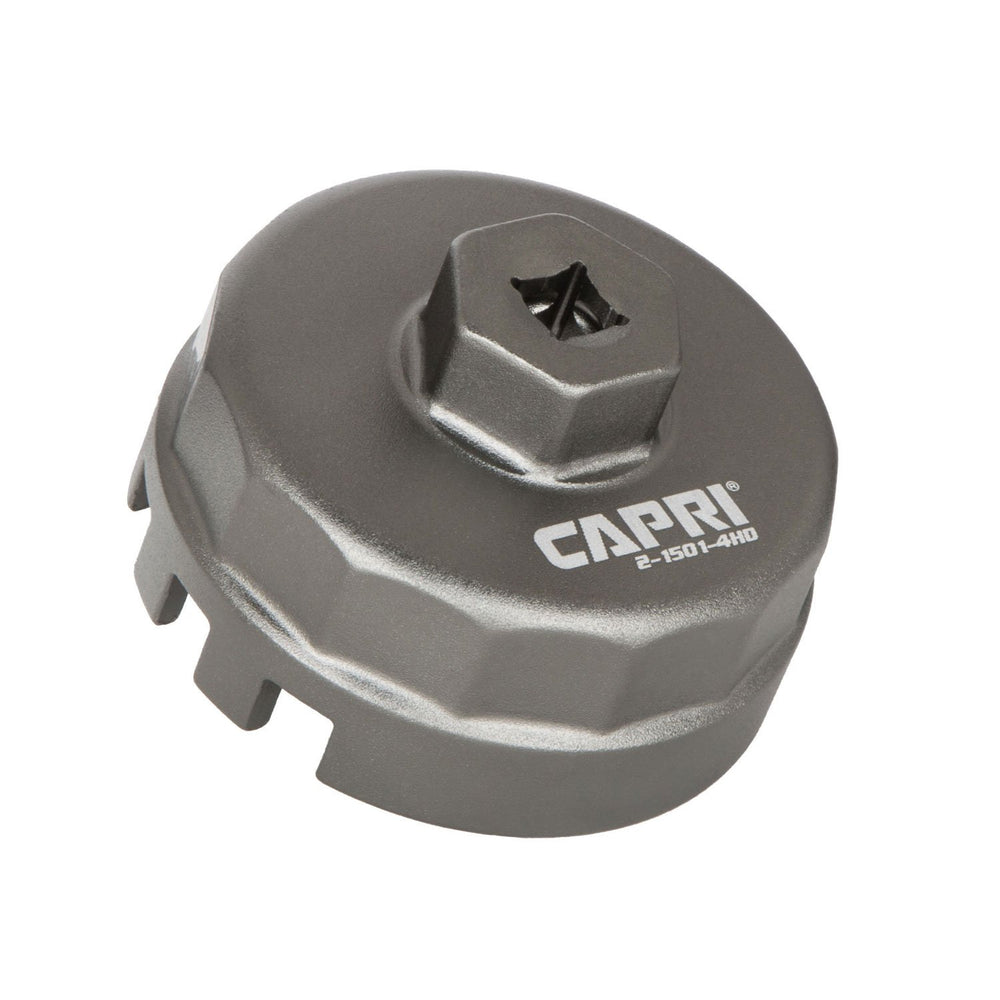 Capri Tools forged Toyota oil filter wrench full view showing grip and build
