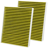 Capume JM880 two-pack packaging ready for quick Subaru cabin filter replacements.