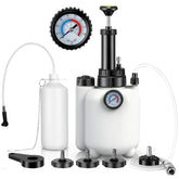 Capzario 3L brake bleeder kit pump shown for one-man operation
