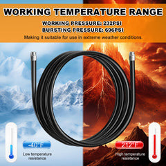 caqeg 1 inch NPT fuel hose compatible with biodiesel blends.